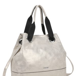 Großhandel LUIGISANTO Schultertasche aus Kunstleder in Beige