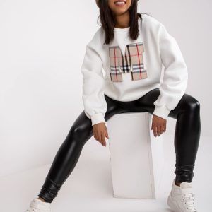 Großhandel Ecru lockere Sweatshirt Elise