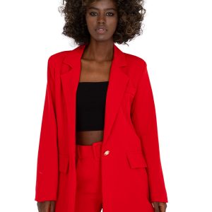 Großhandel Veracruz Klassischer Blazer für Damen, Rot