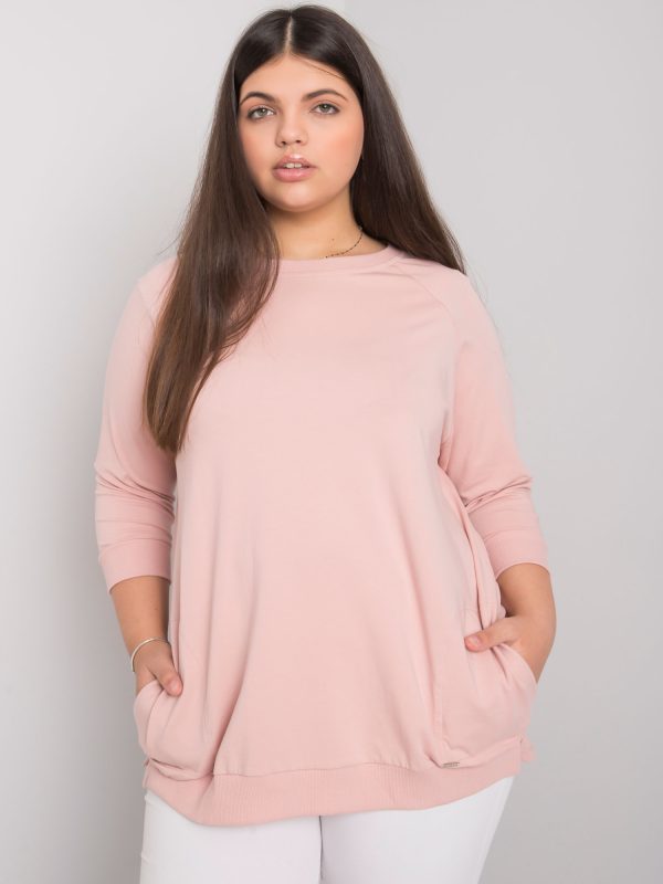 Großhandel Emma Dirty Pink Plus -Size Baumwolle