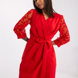 Großhandel Rotes Netzkleid Ange