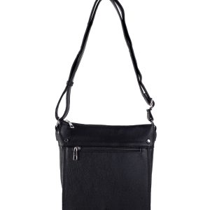 Großhandel Schwarze Damen Schultertasche mit langem Riemen