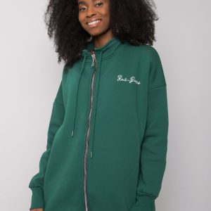 Großhandel Dunkelgrüner Hoodie Jasmine RUE PARIS