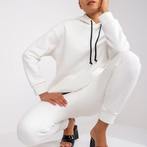 Großhandel Ecru Sweatshirt-Set für Damen mit Hose Nadine