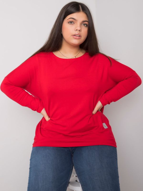 Großhandel Rote Bluse plus size Paloma