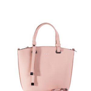 Großhandel Rosa Damen Schultertasche mit Henkeln