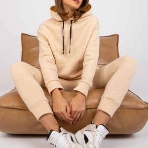 Großhandel Bahiya Bahiya Sweatanzug-Set mit Kapuze, Beige