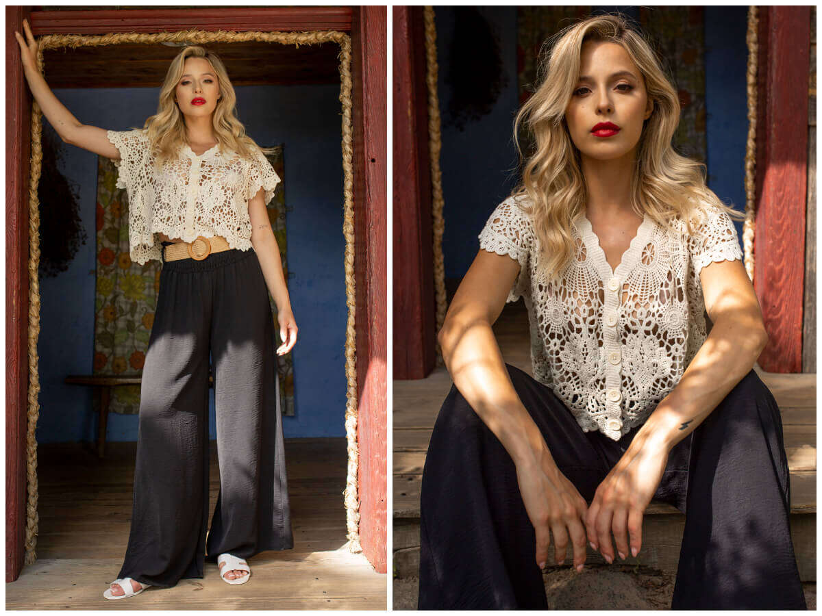 Openwork-Top — Boho-Trend für den Sommer