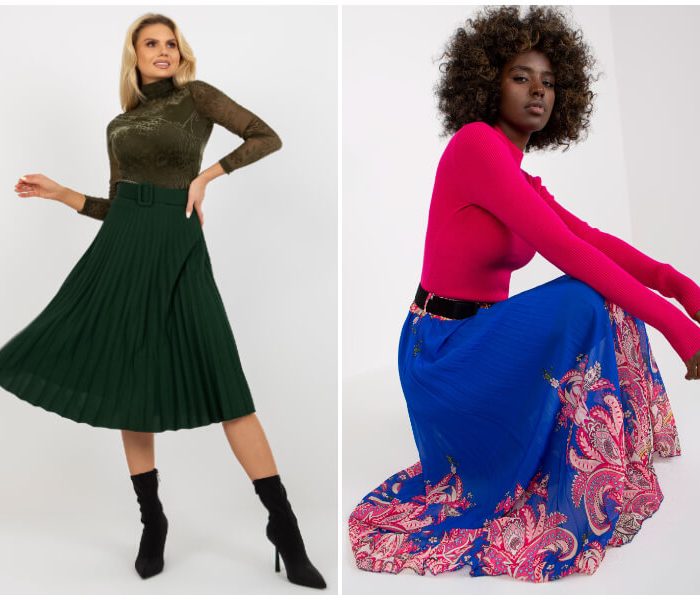 Plisuoti sijonai didmeninėje prekyboje – žiūrėkite rudens ir žiemos kolekciją