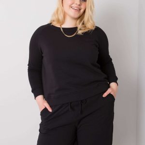 Didmeninė prekyba “Winnie Plus Size” juodais šortais