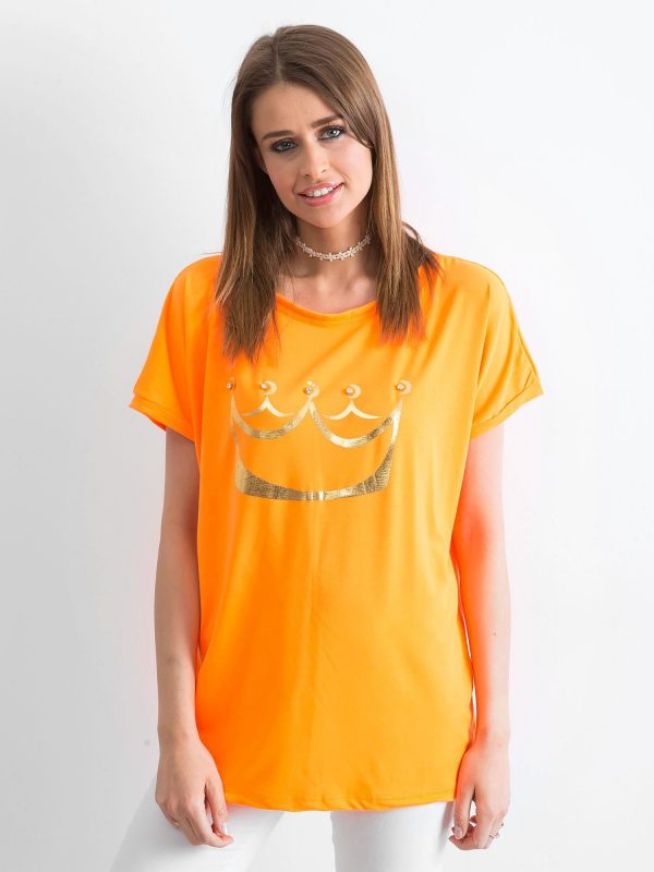 Fluo orange t-shirt Kingdom