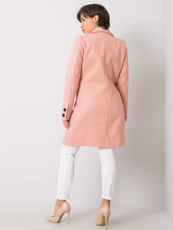Dirty pink coat Dalida