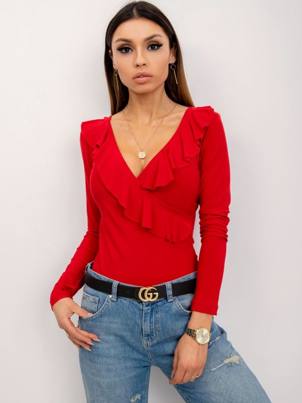 Red blouse Clarice
