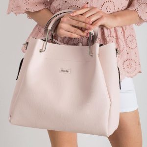 Light pink urban handbag