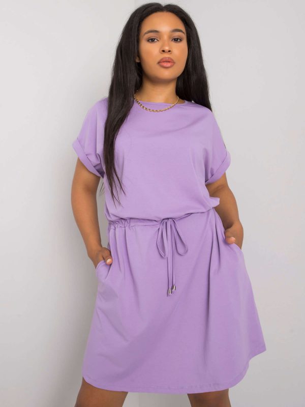 Purple Plus Size Basic Kori Dress