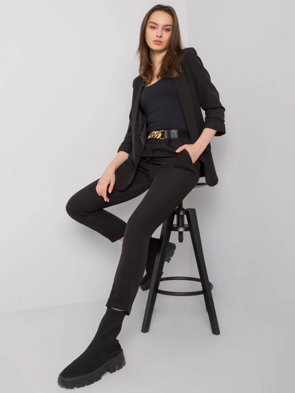Black elegant set with trousers Freeport
