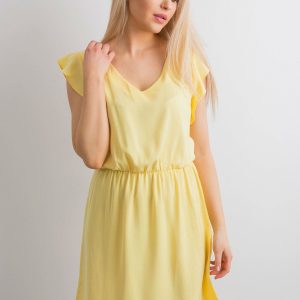 Smooth yellow dress