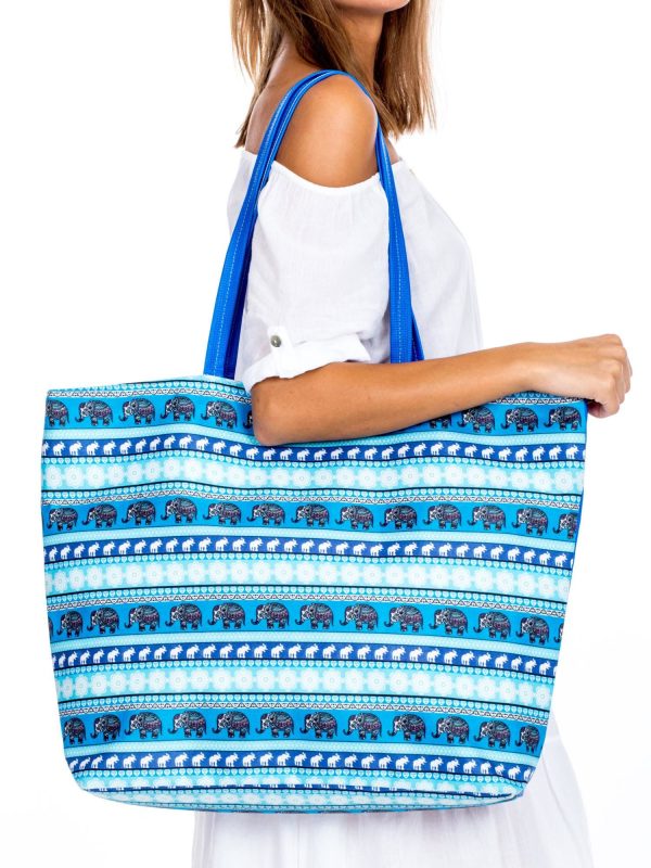 Wholesale Blue Patterned Bag