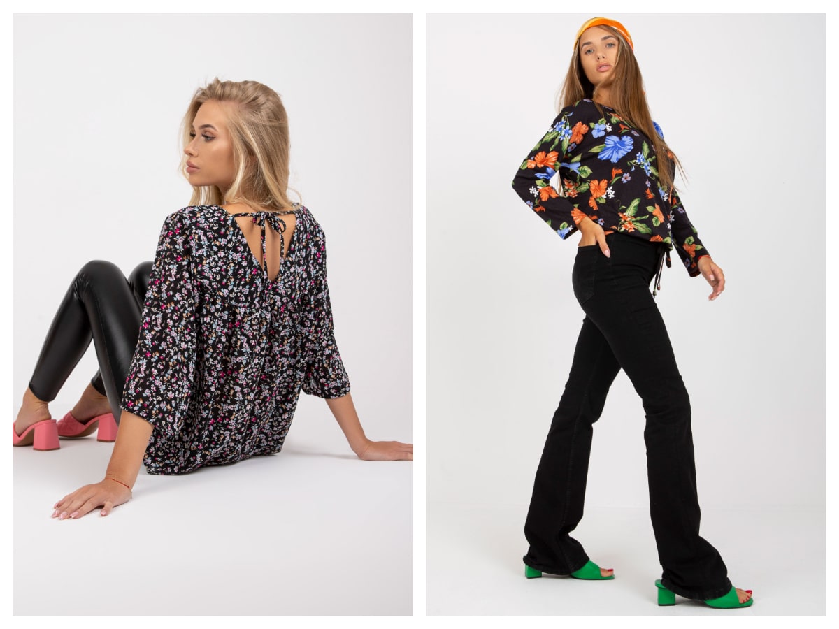 Floral blouse – liven up your look