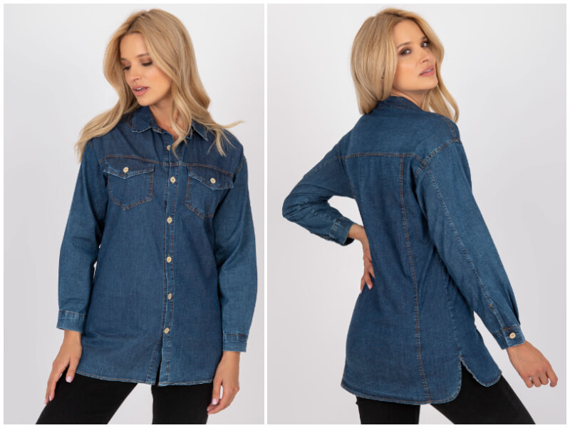 Women’s denim shirt – a must-have in any store in spring
