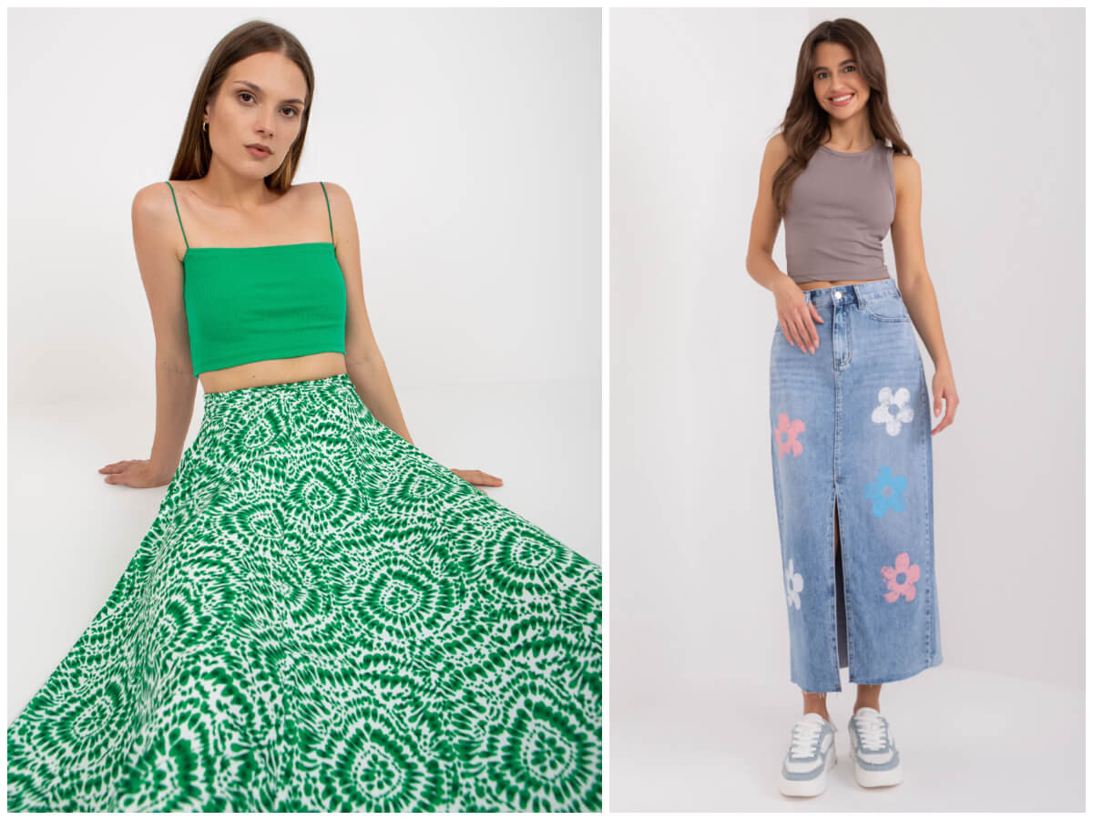 Long skirt for summer – what to wear it with?