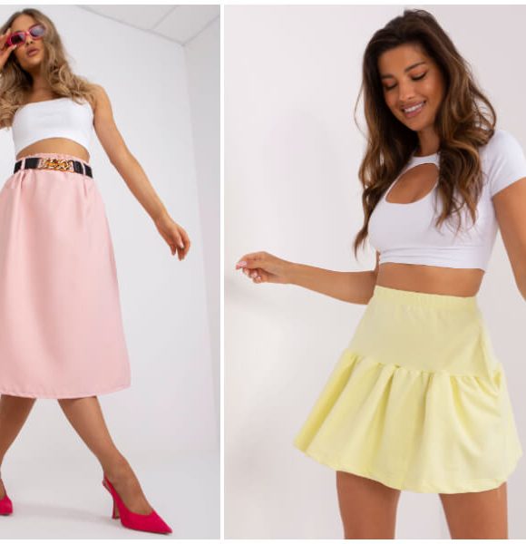 Flared skirt – great for spring looks