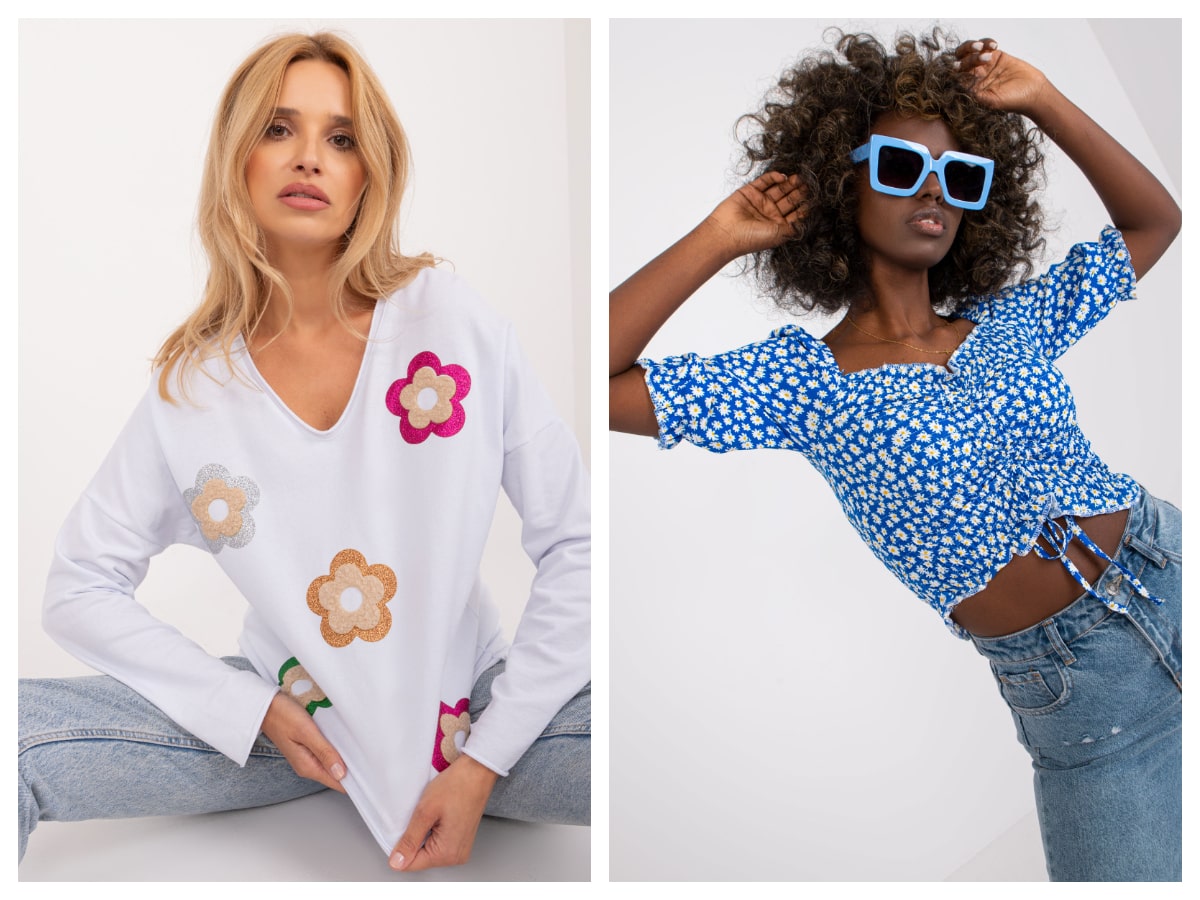 Blouse with flowers – the best choice for the new season