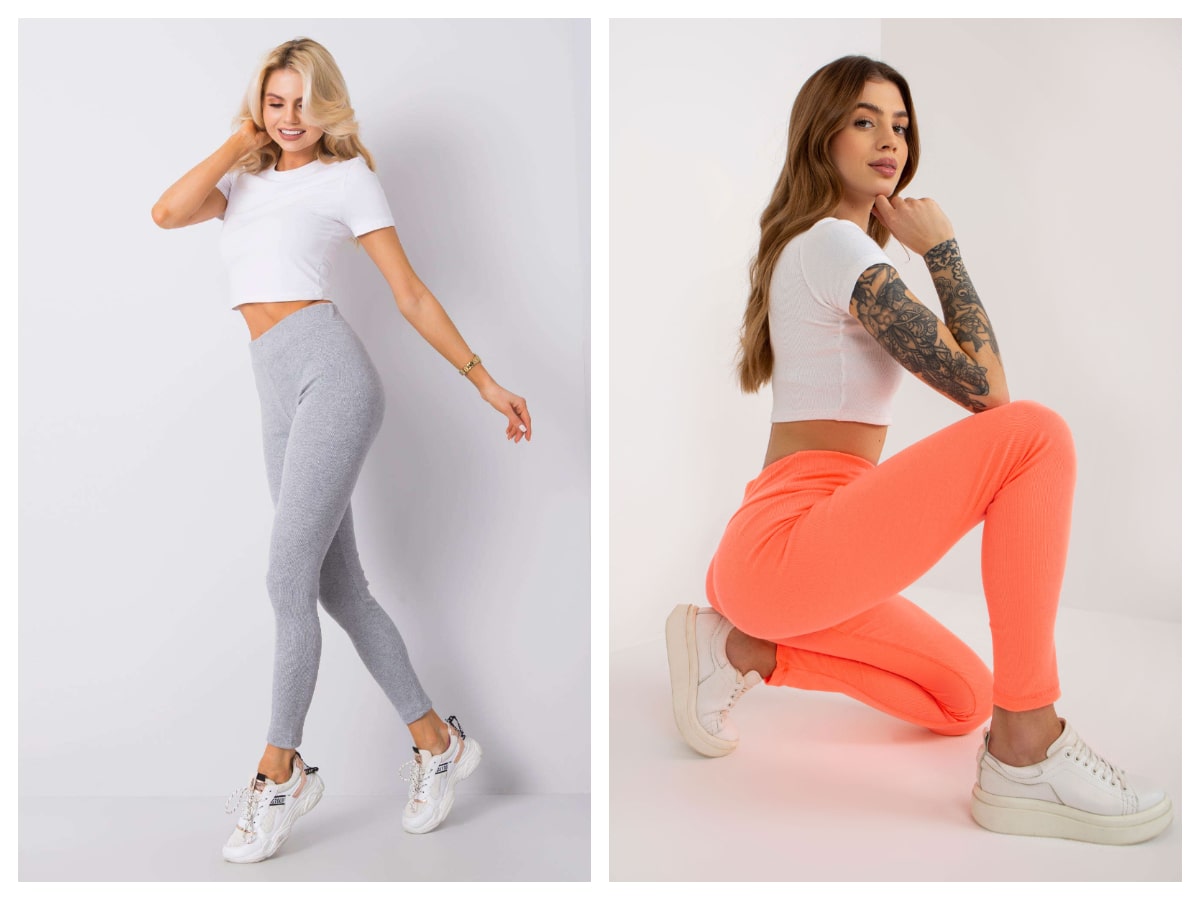 Women’s basic leggings – how to style them interestingly?