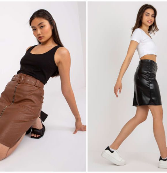 Skirt made of eco-leather – new trends for your store