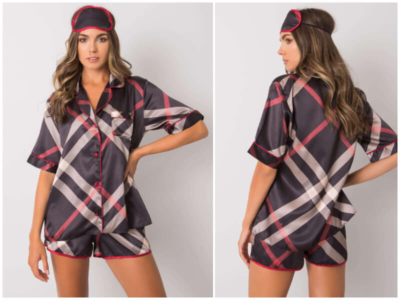 Plaid pajamas – the most fashionable set for sleeping