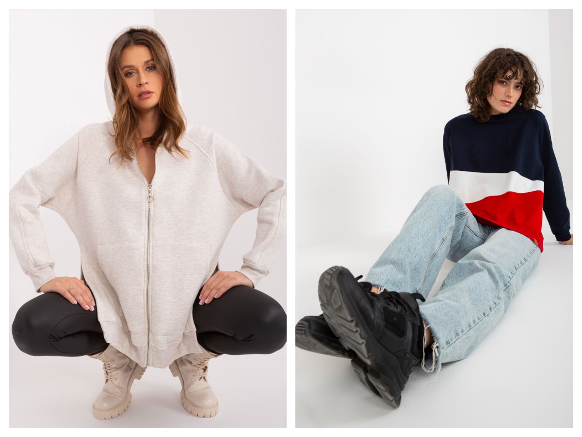 Cool women’s basic sweatshirts – discover their fashion charm!