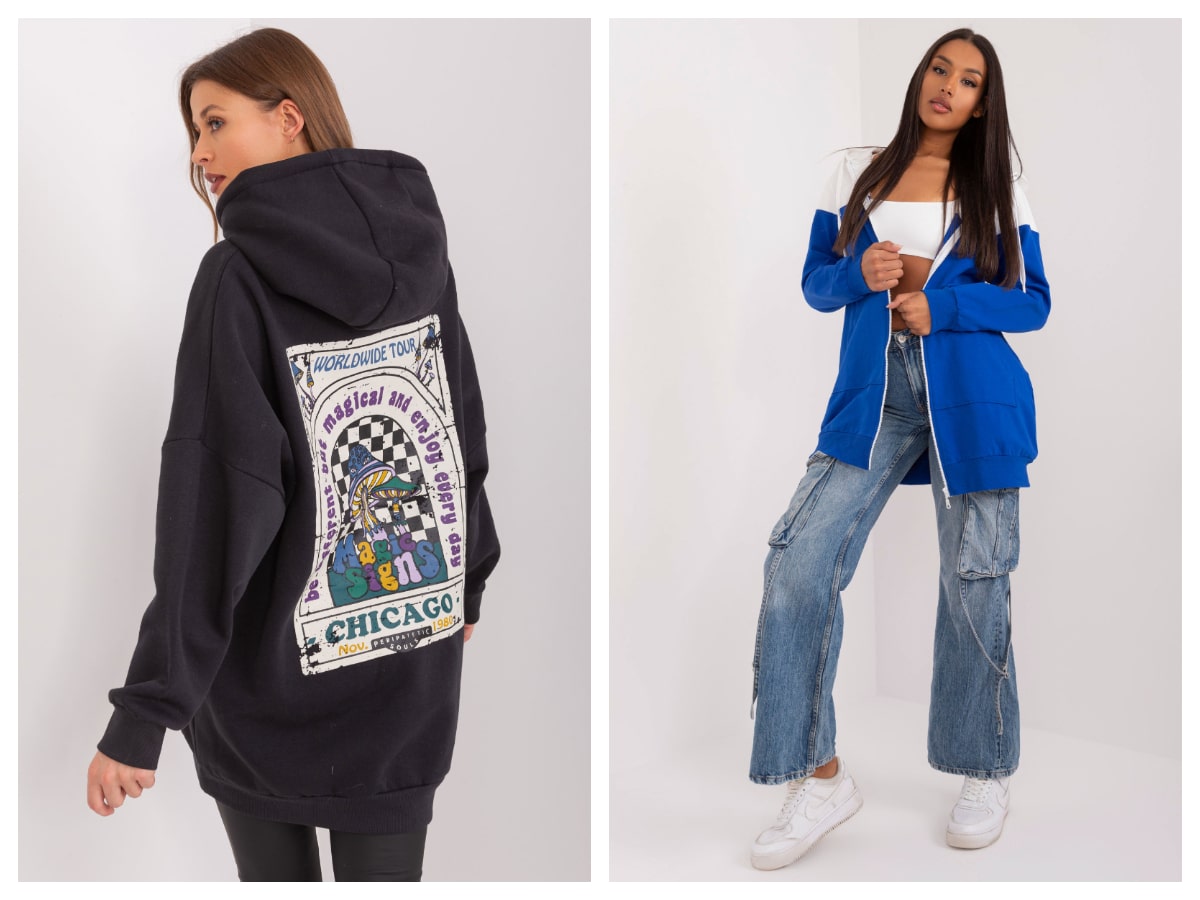 Long hoodie – check out interesting models
