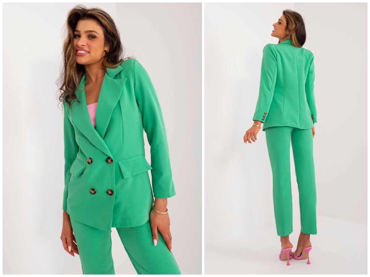 Elegant women’s suits in summer colors