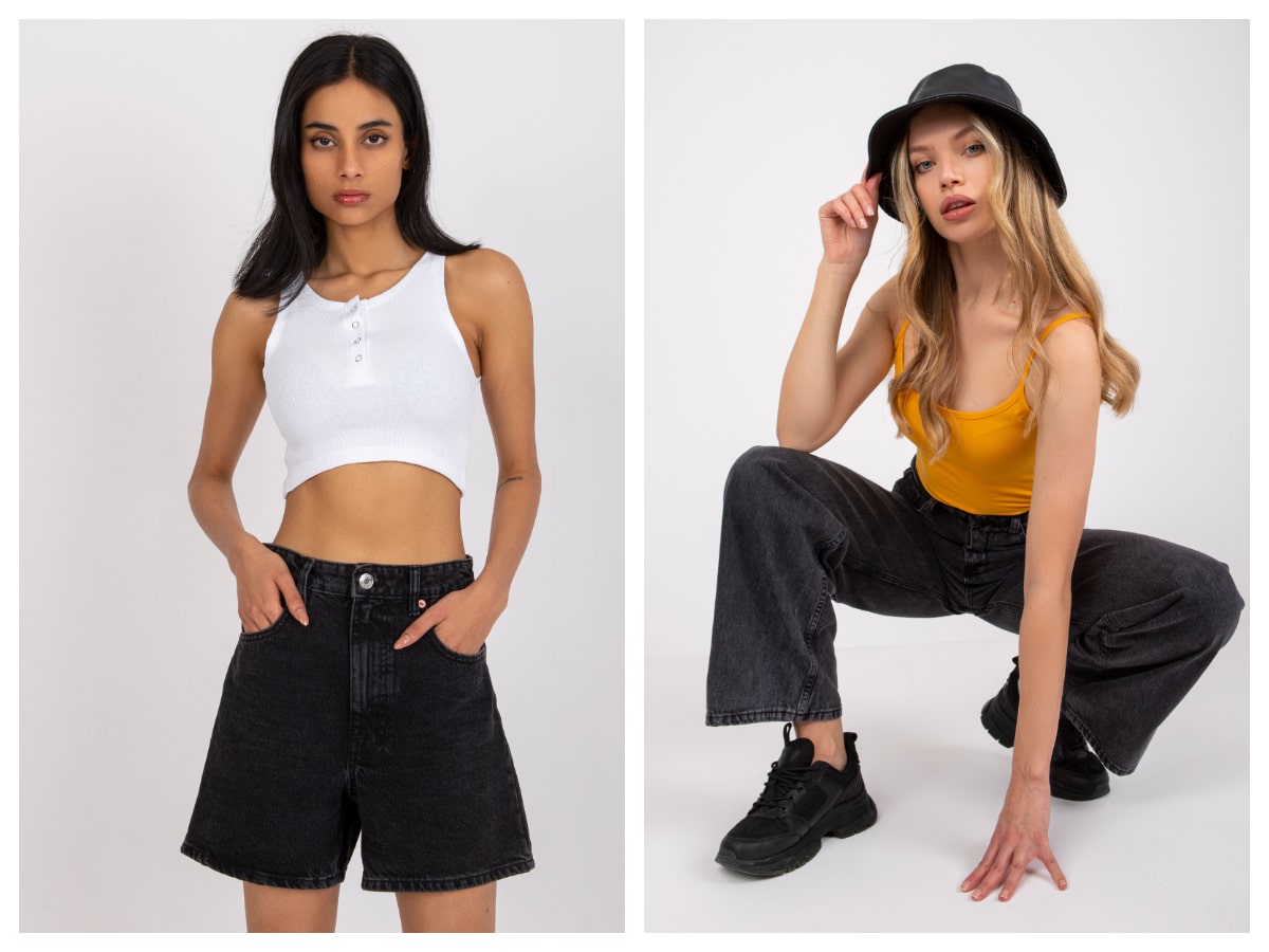 Basic top with straps – interesting models for summer