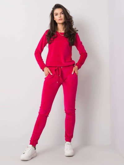 Online rõivaste hulgimüüja Fuksia veluurkomplekt Clarisa RUE PARIS