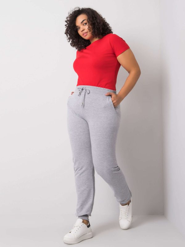 Online rõivaste hulgimüüja Beatriz Grey Plus Size Melange dressipüksid