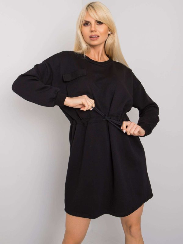 Online rõivaste hulgimüüja Kelbi RUE PARIS Must ülisuur kleit