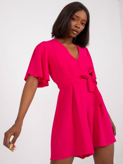 Online rõivaste hulgimüüja Fuksia elegantne kombinesoon naistele mini RUE PARIS