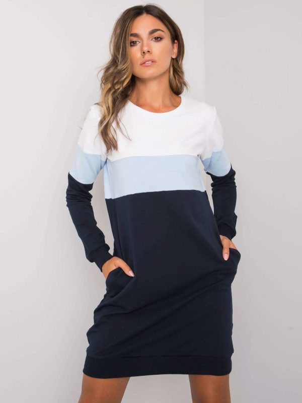 Online rõivaste hulgimüüja Tumesinine kleit Feliciana RUE PARIS