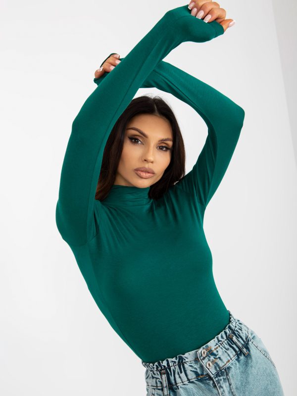 Online rõivaste hulgimüüja Tumeroheline pluus aluspükstega Cassie RUE PARIS