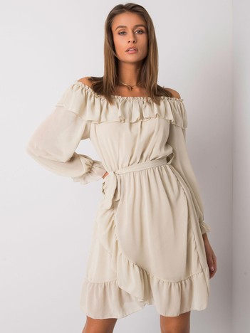 Beige Spanish dress Farren OCH BELLA