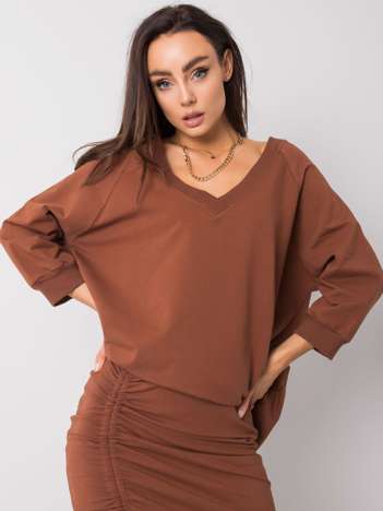 Brown sweatshirt Sally RUE PARIS