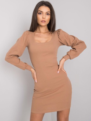 Camel dress Shantaya RUE PARIS