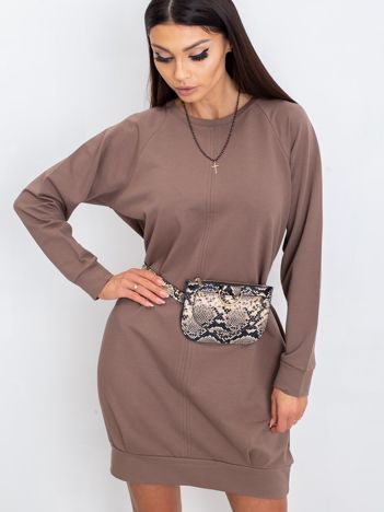 Dark beige dress Cristine