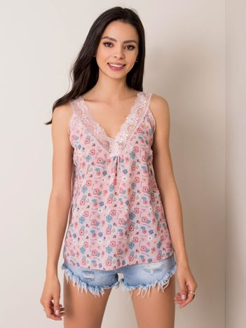 Dirty pink top Verona SUBLEVEL