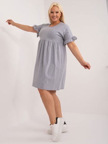 Grey Plus Size Chiara Dress