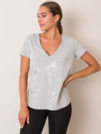 Grey t-shirt Marble FOR FITNESS