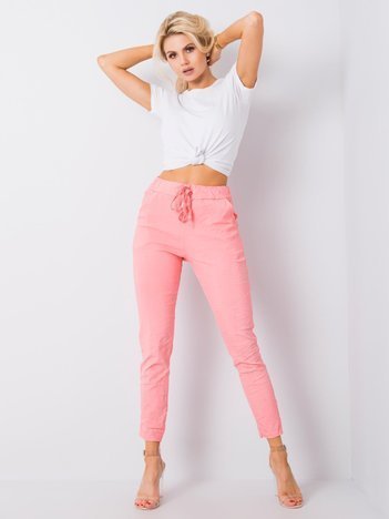 Light coral pants made of Marisa fabric