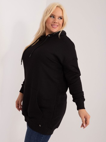 Luna Black Plus Size Hoodie