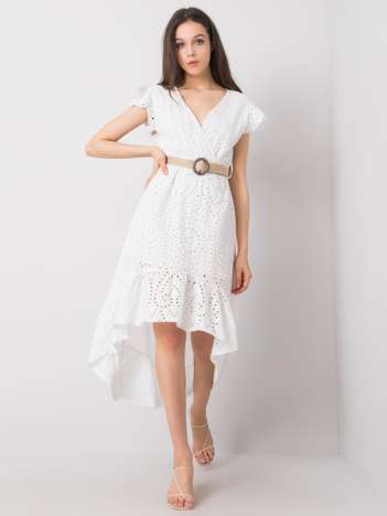 Maisie OCH BELLA White Ruffle Dress